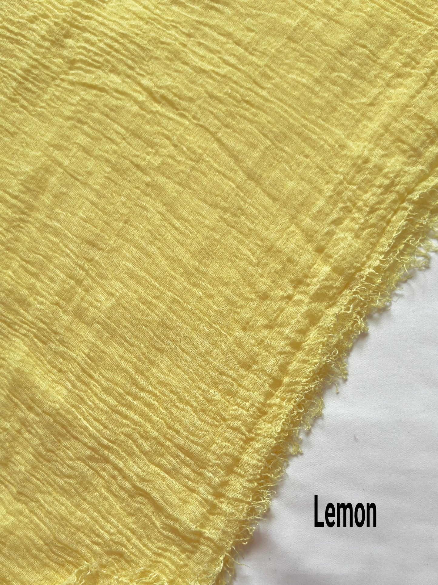 Crimps Hijab Lemon