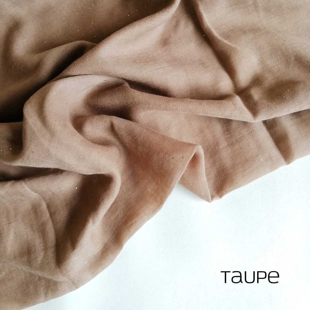 Glitter Lawn - Taupe
