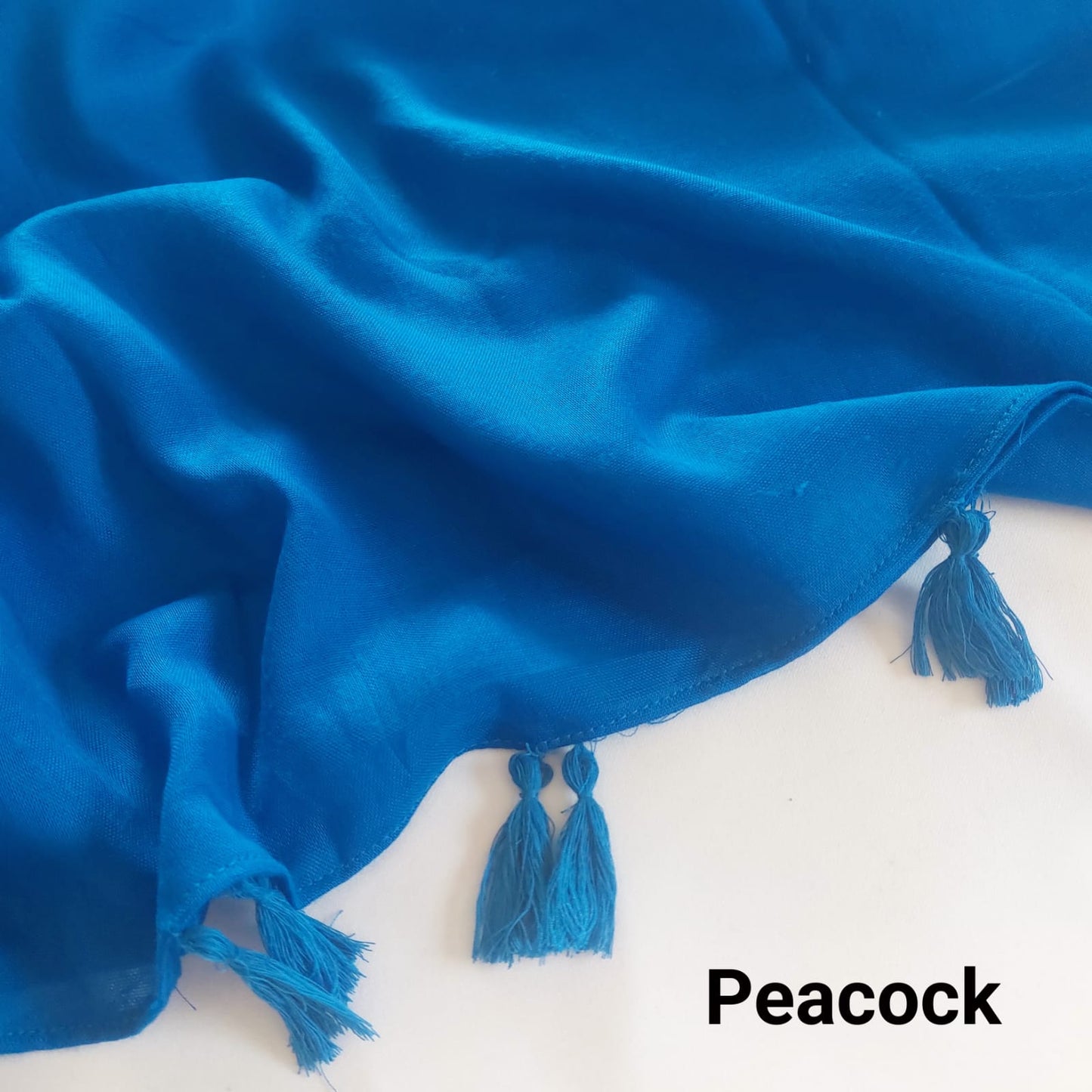 Tassels Hijabs - Peacock