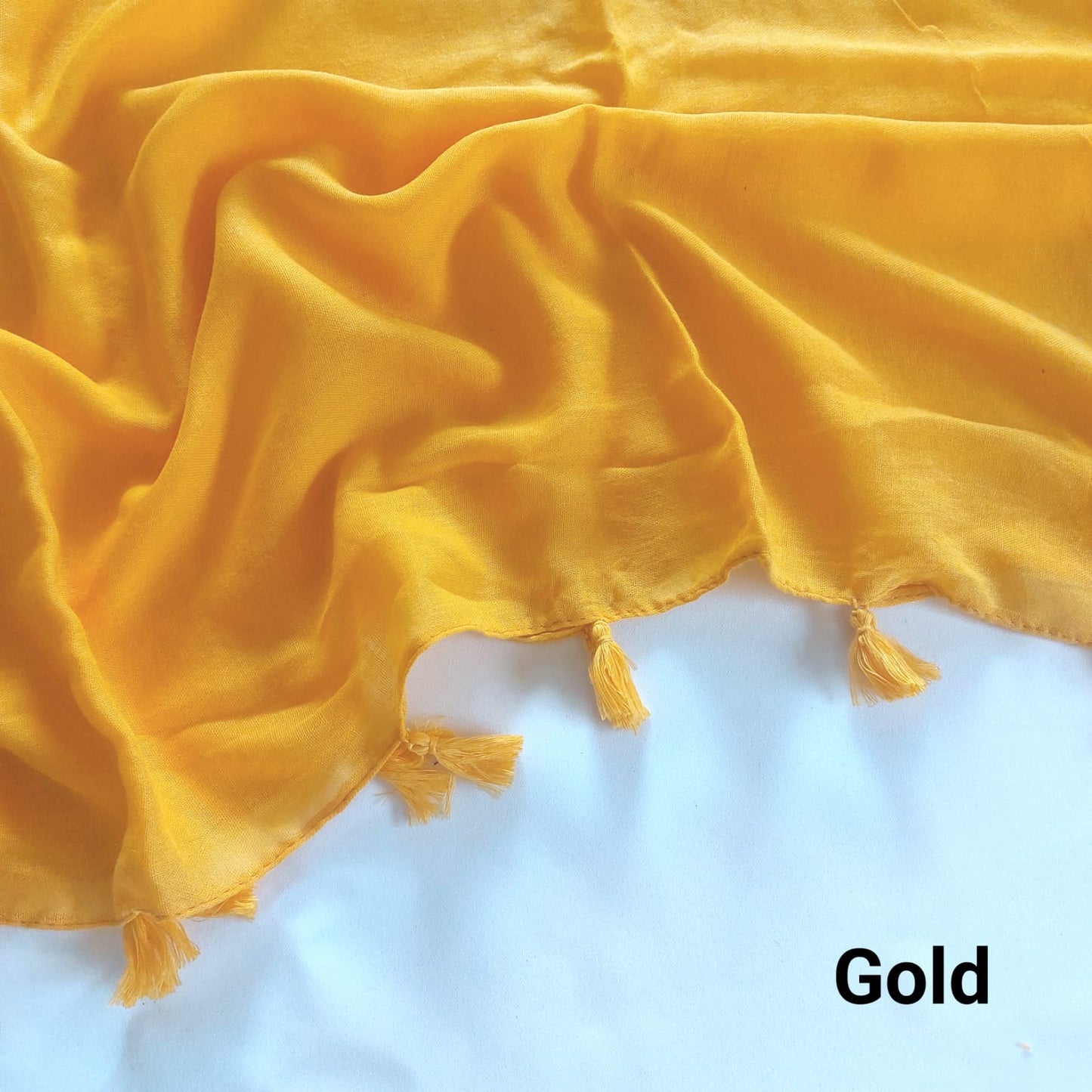 Tassels Hijabs - Gold