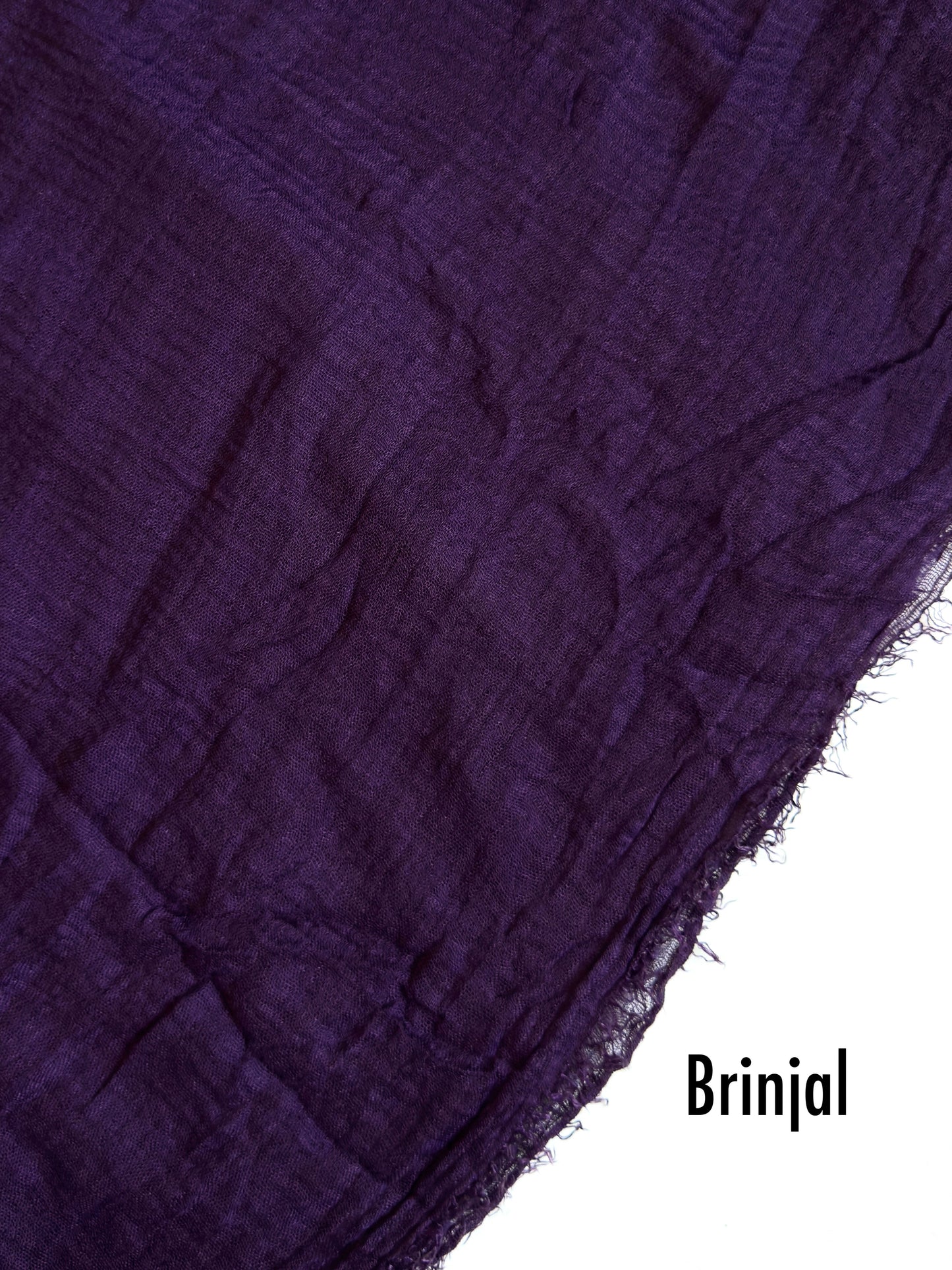 Crimps Hijab Brinjal