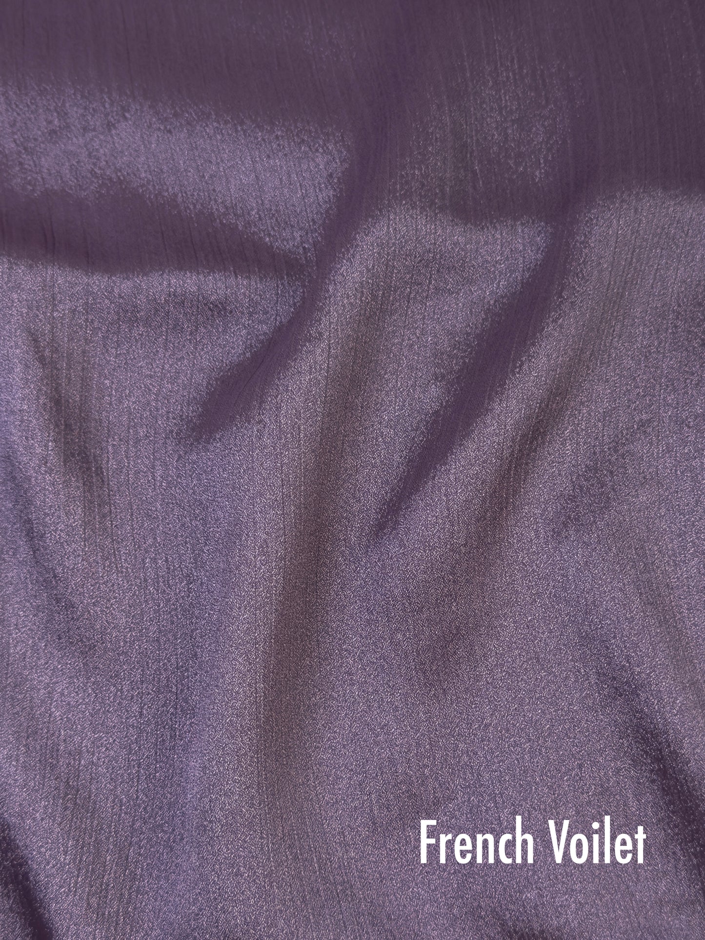 Crinkle Silk Hijab - French Violet