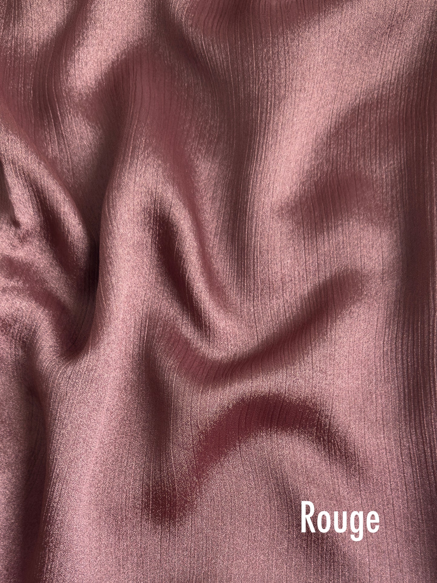 Crinkle Silk - Rouge