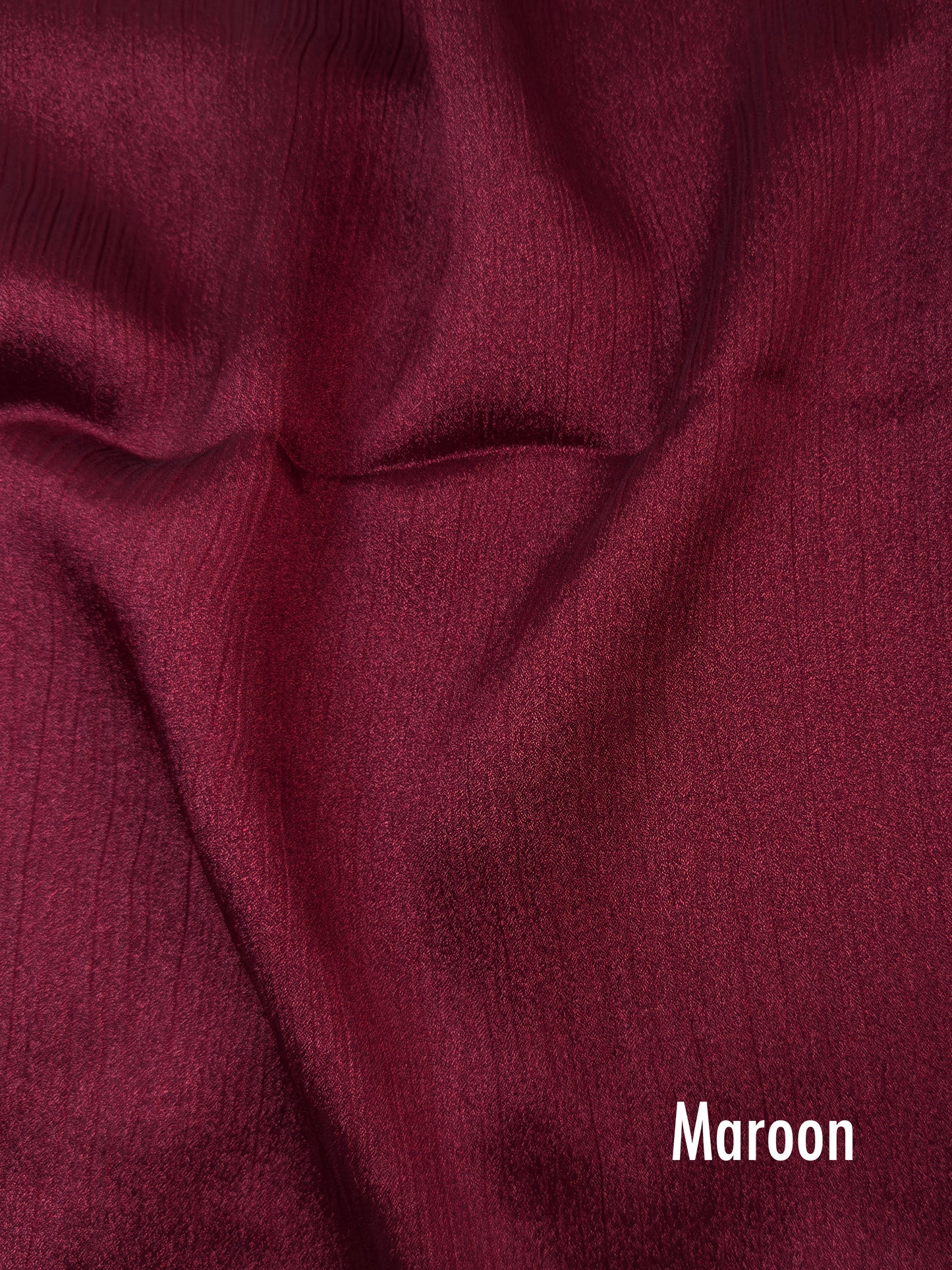 Crinkle Silk - Marron