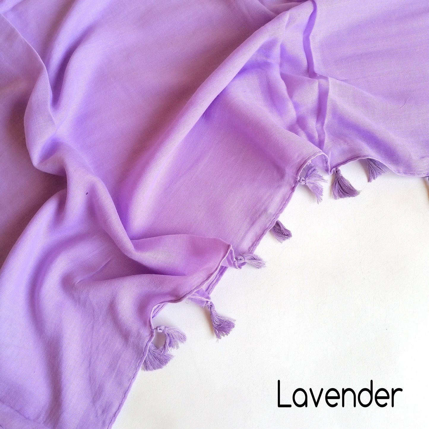 Tassels Hijabs - Lavender