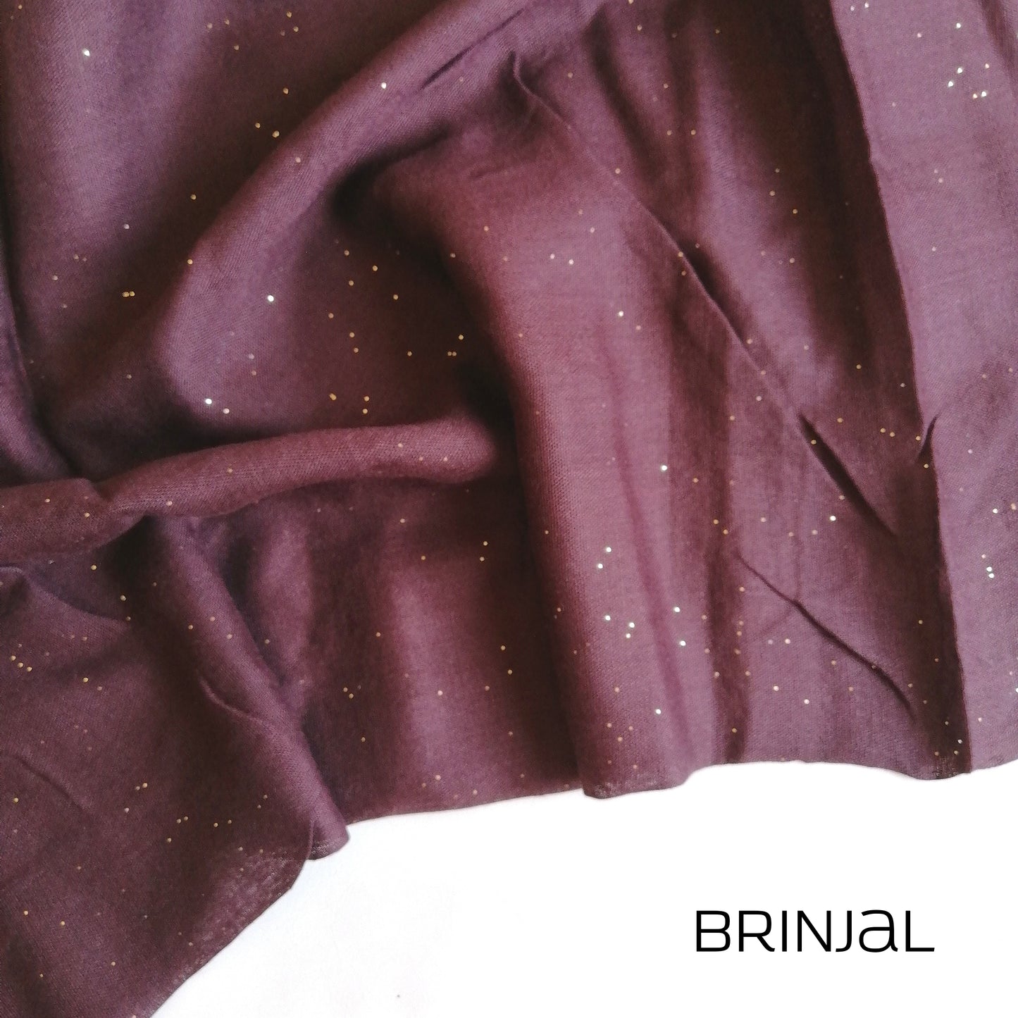 Glitter Lawn - Brinjal