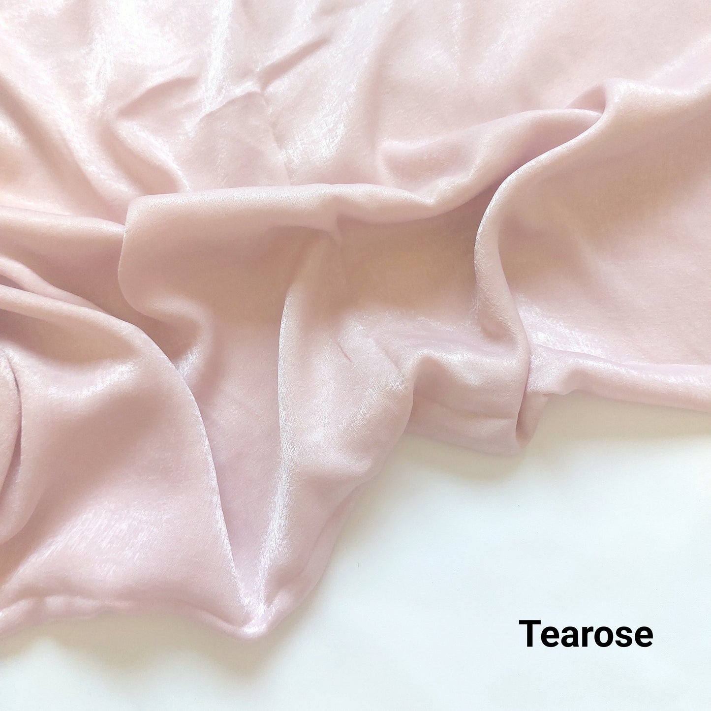Velvet Hijab Silk - Tearose