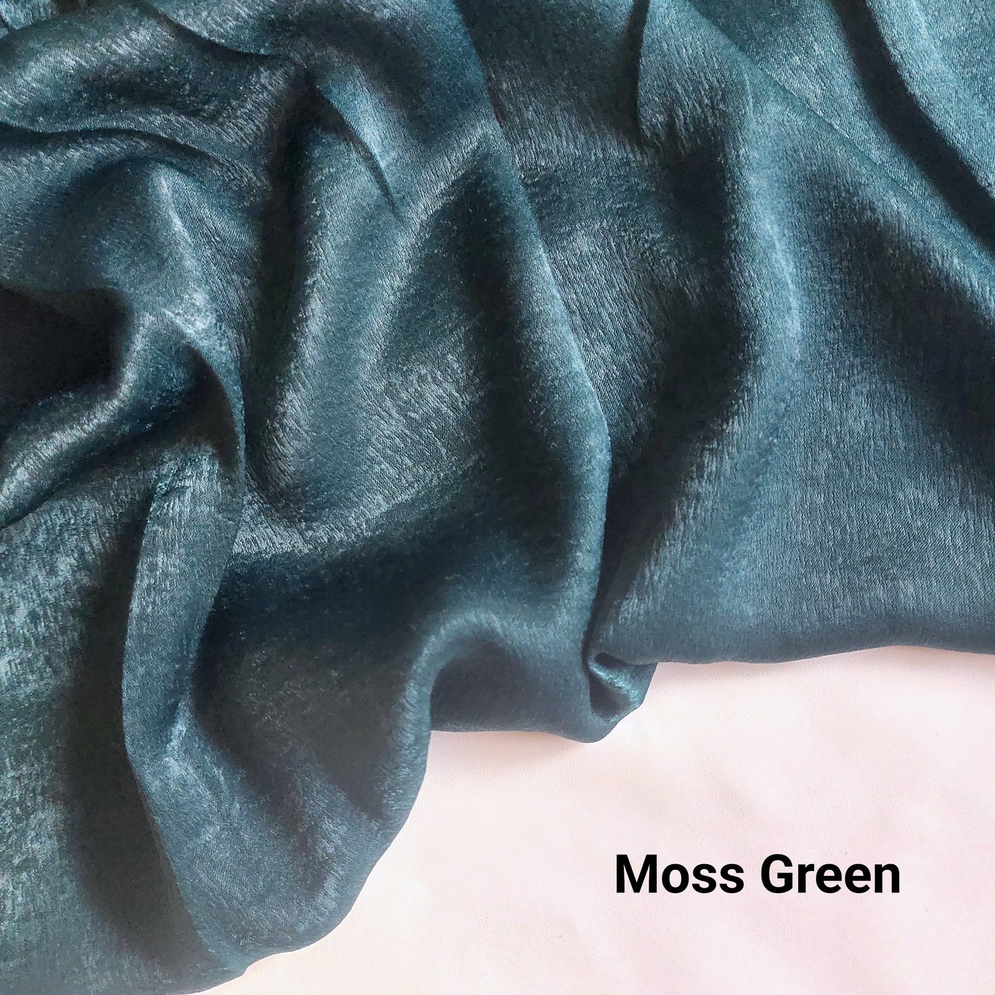 Velvet Silk - Moss Green
