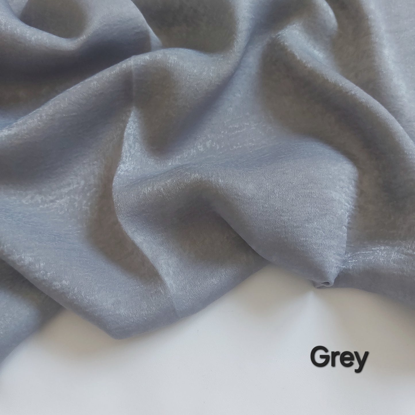 Velvet Hijab Silk - Grey