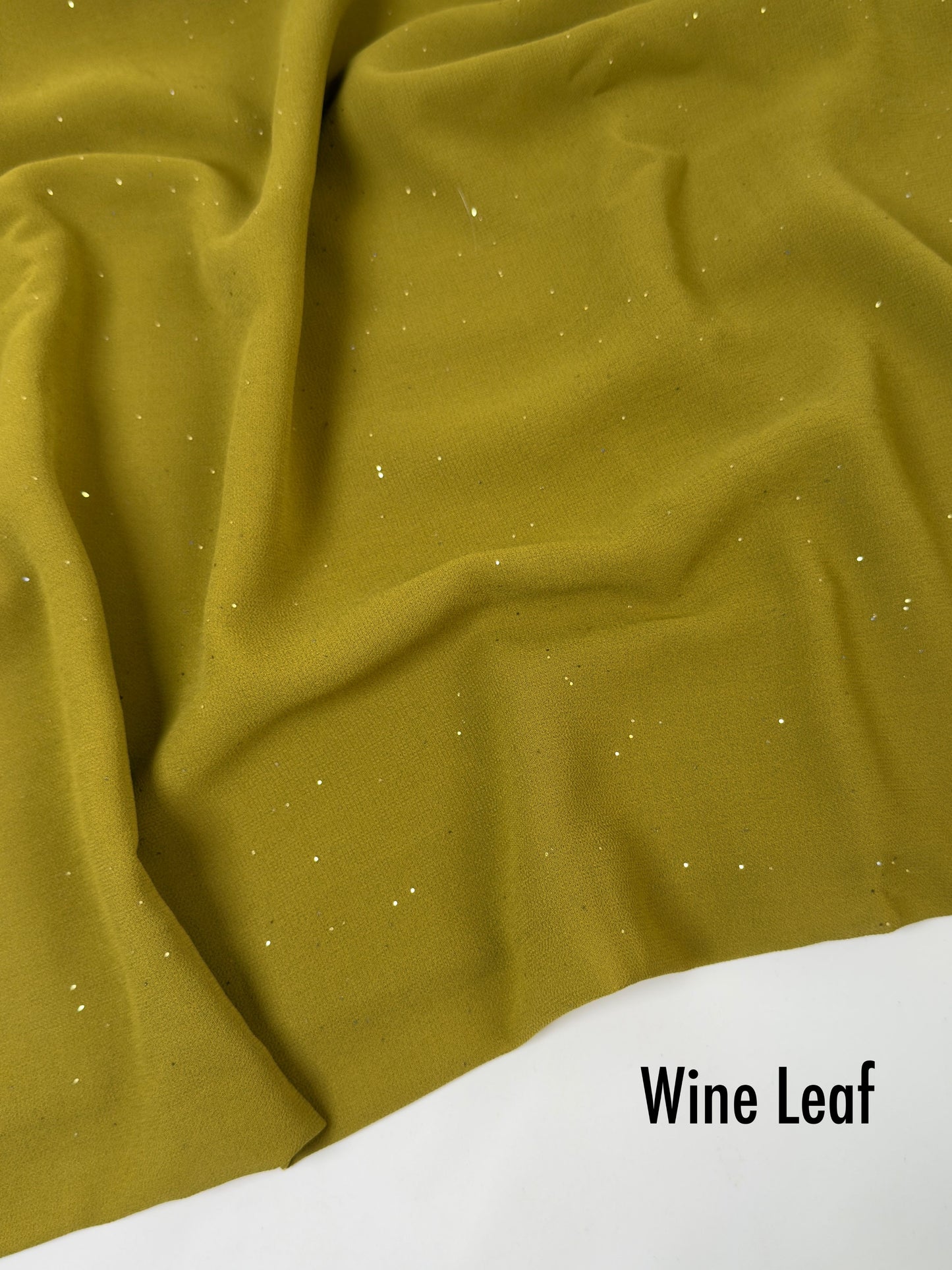 Georgette Glitter Hijab - Wine Leaf