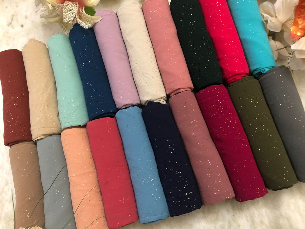 Glitter Georgette