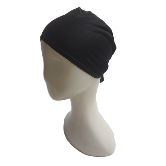 Tie Back Cap - Black