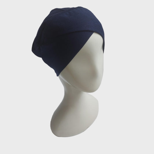 Turkish Criss Cross Tube Band - Navy