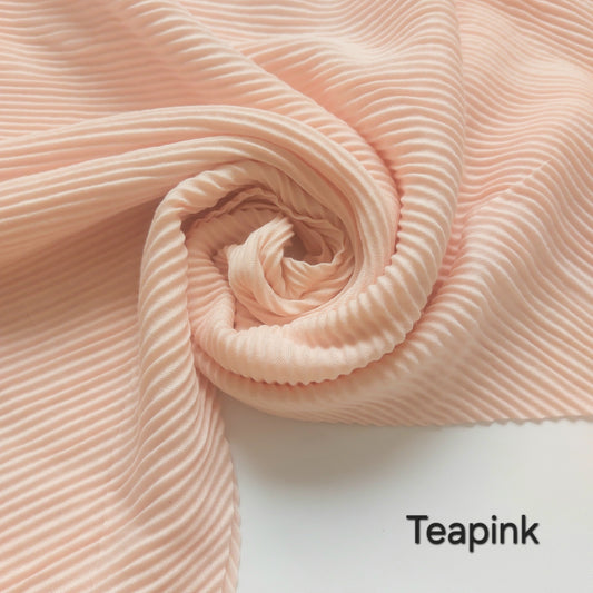 Crumpled Hijab - Tea Pink