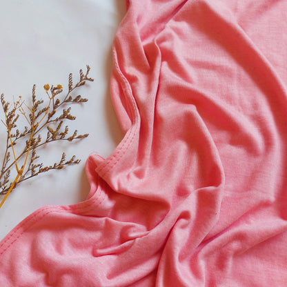 Plain Jersey Hijab - Rose