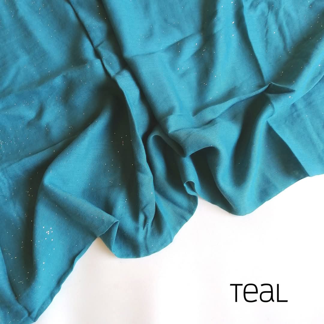 Glitter Lawn - Teal