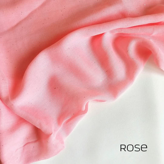 Glitter Lawn - Rose