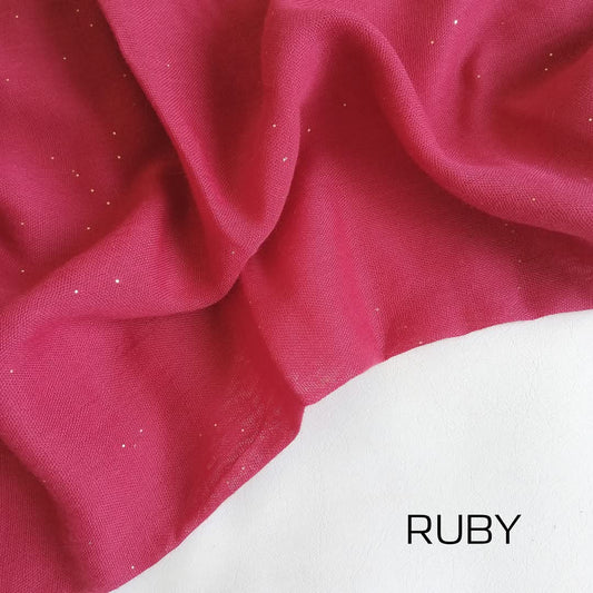 Glitter Lawn - Ruby