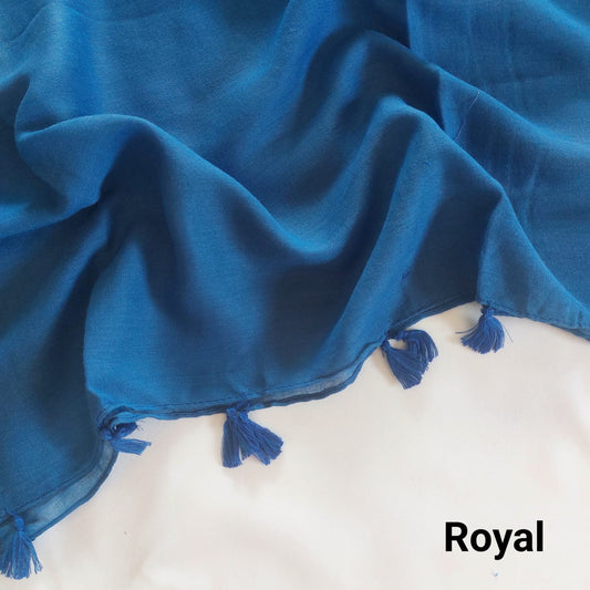 Tassels Hijabs - Royal