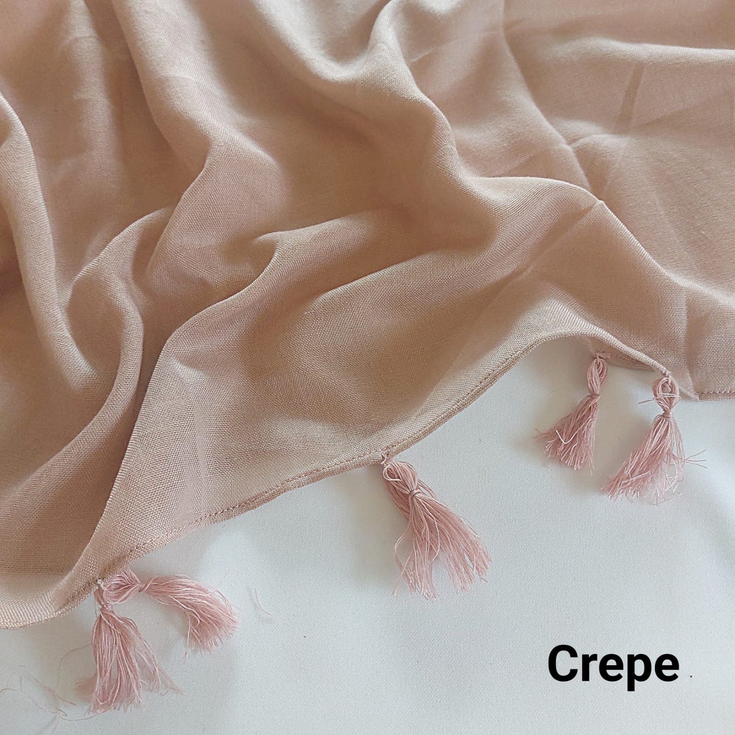 Tassels Hijabs - Crepe