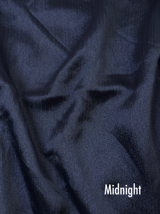 Crinkle Silk - Midnight