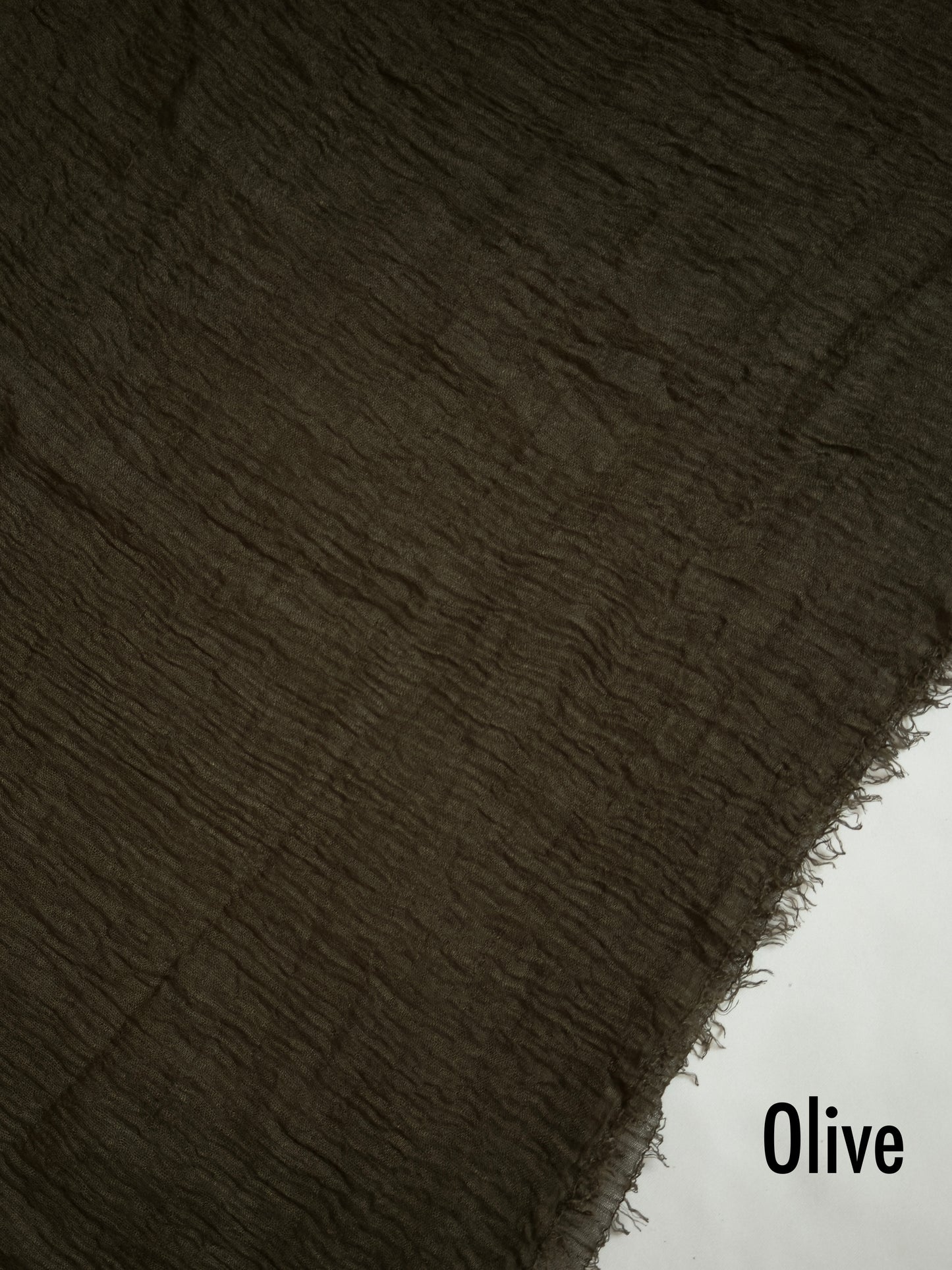 Crimps Hijab Olive
