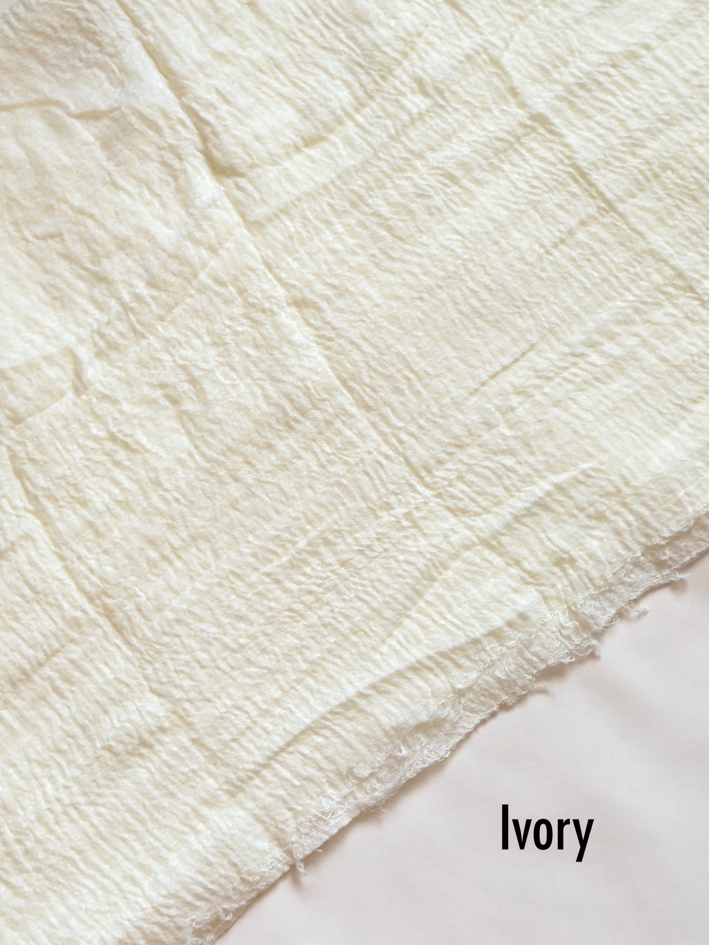 Crimps Hijab Ivory
