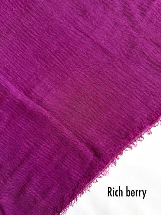 Crimps Hijab Richberry