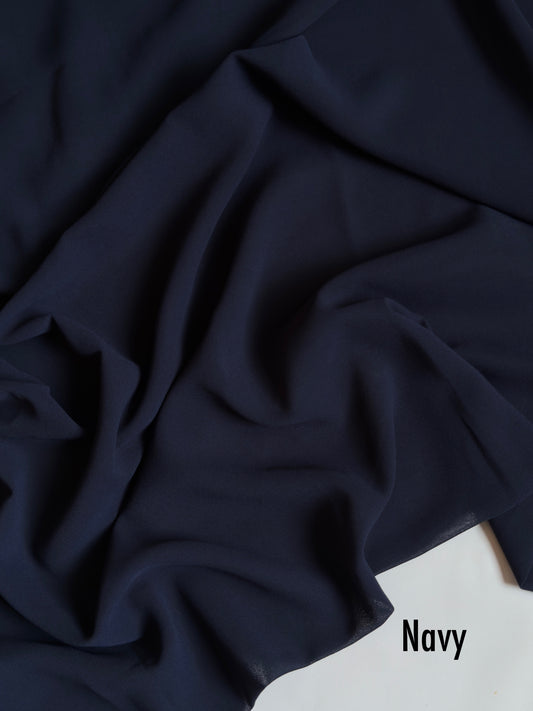 Georgette - Navy