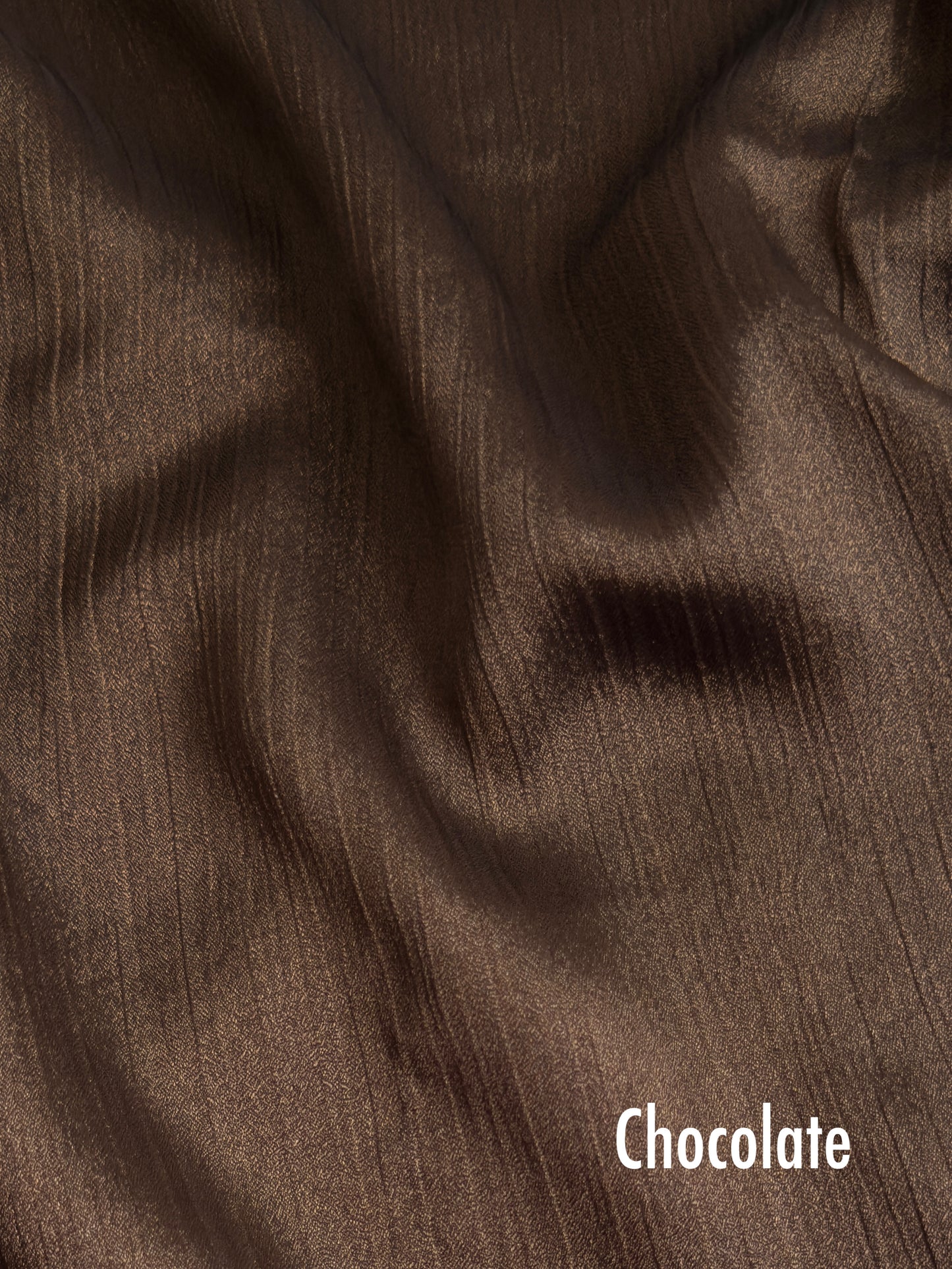 Crinkle Silk - Chocolate