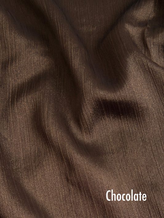 Crinkle Silk - Chocolate