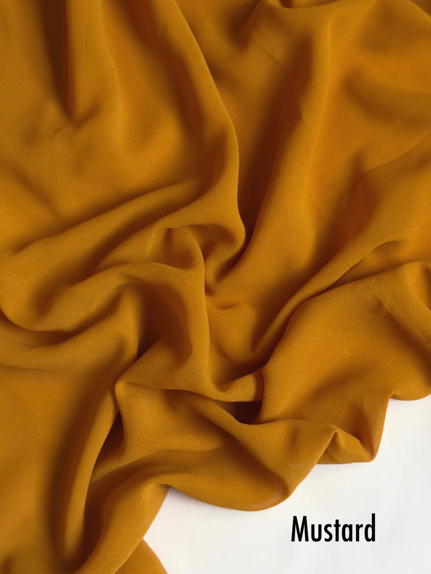 Georgette - Mustard