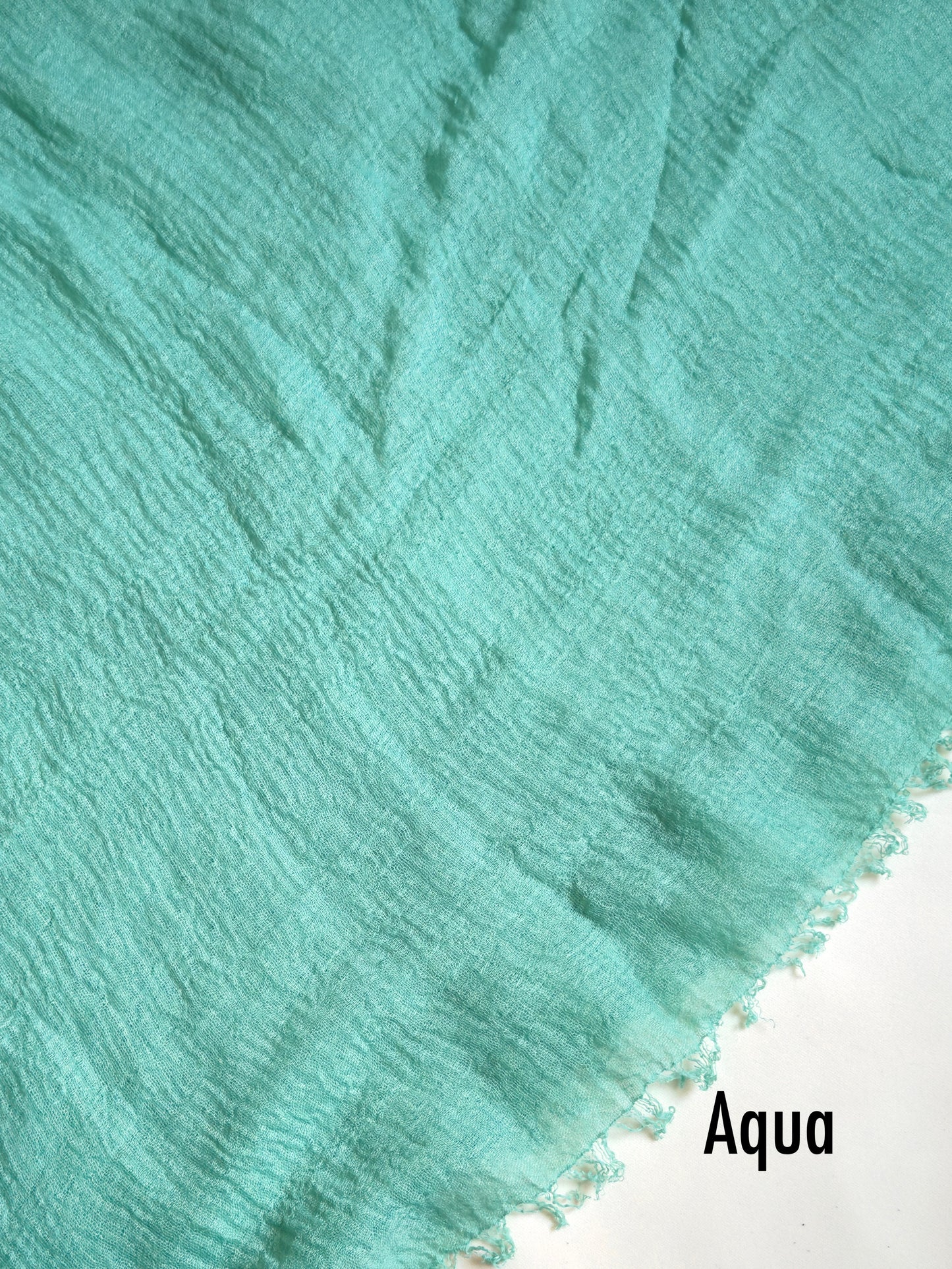 Crimps  Hijab Aqua