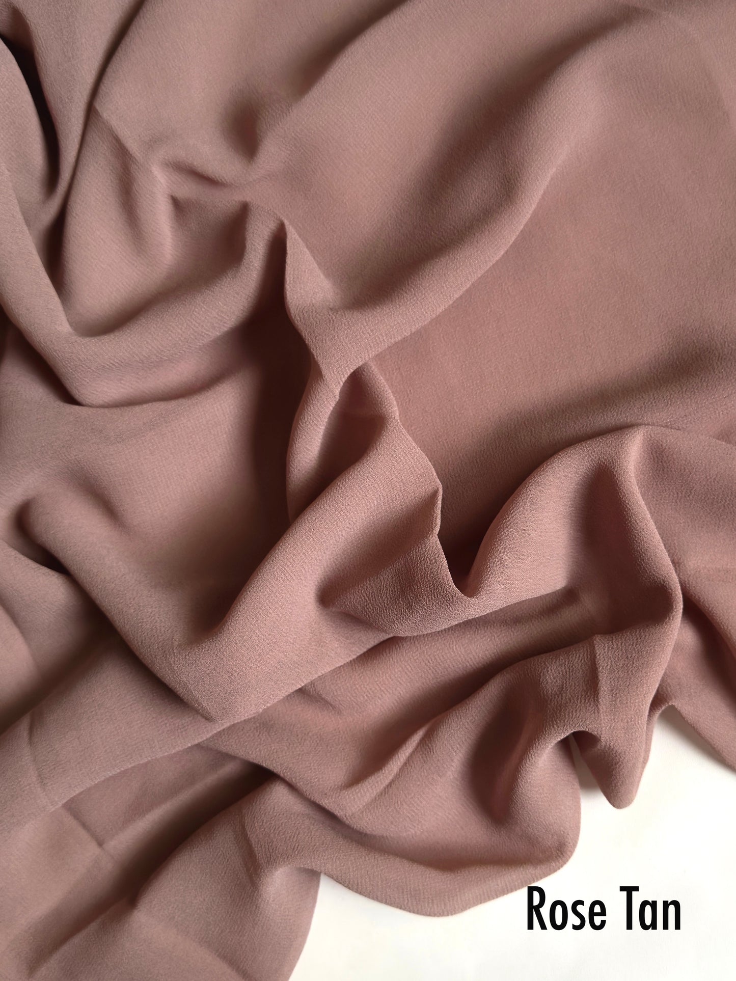Georgette - Rose Tan