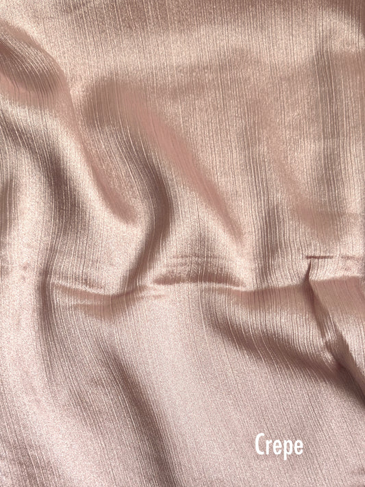 Crinkle Silk Hijab - Crepe