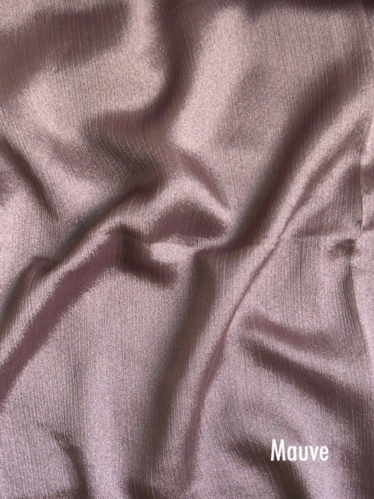 Crinkle Silk - Mauve