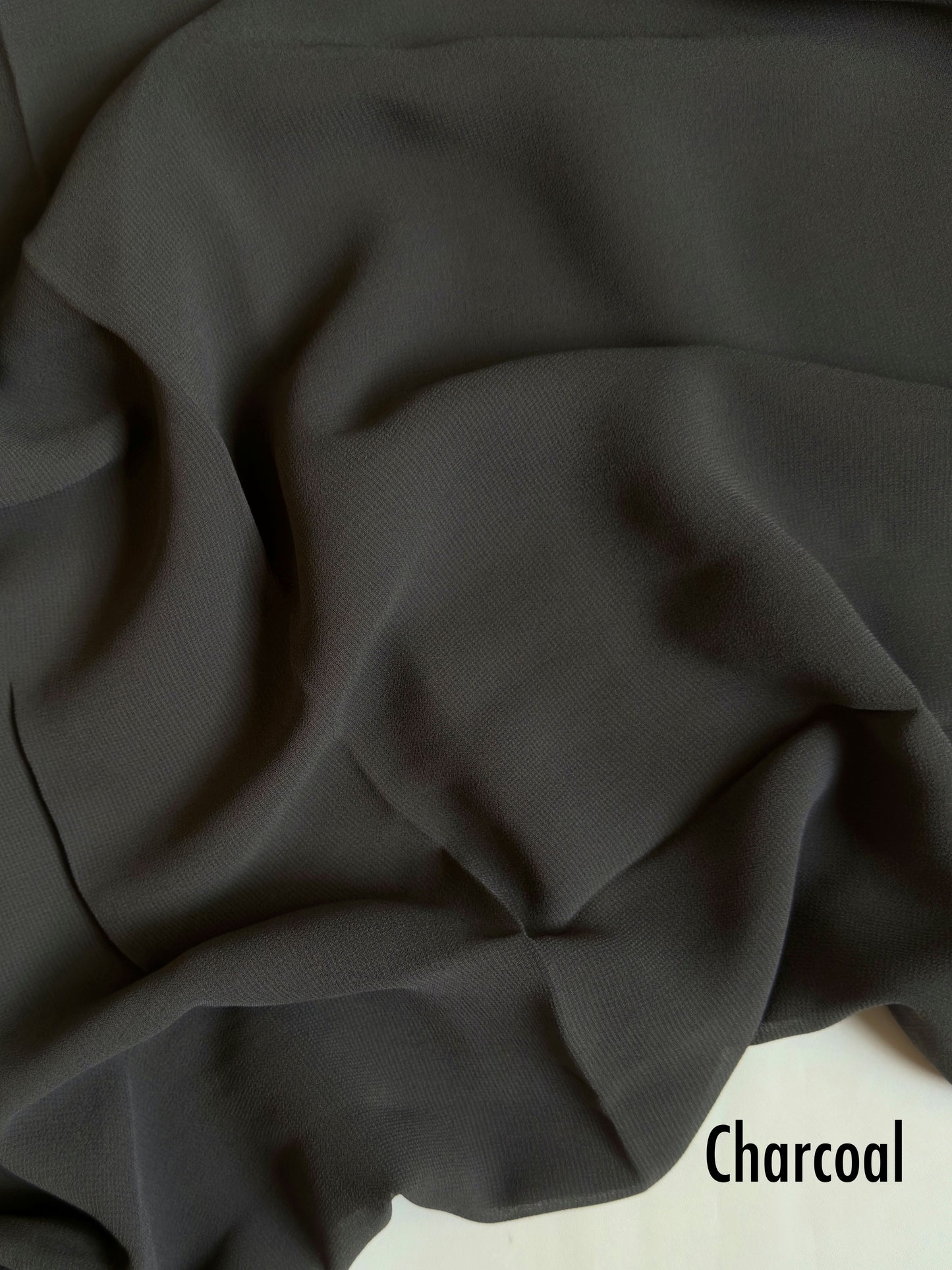 Georgette - Charcoal