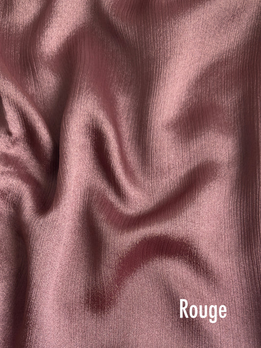 Crinkle Silk - Rouge