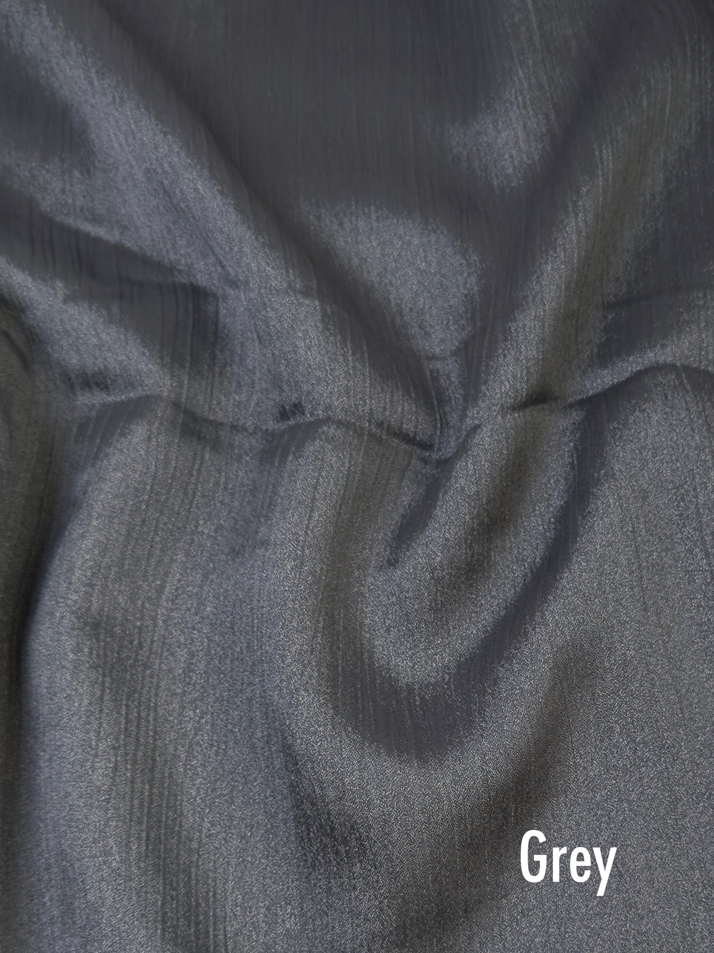 Crinkle Silk - Grey