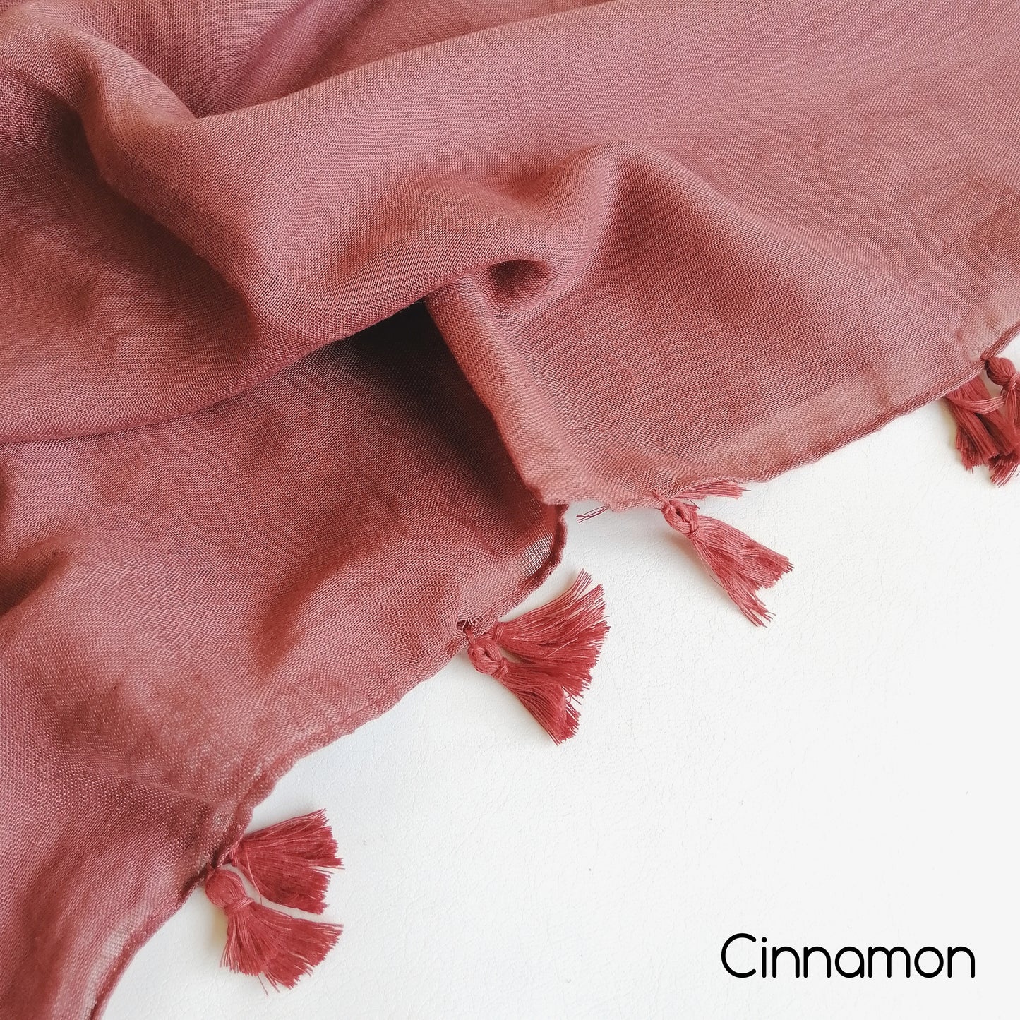 Tassels Hijabs - Cinnamon