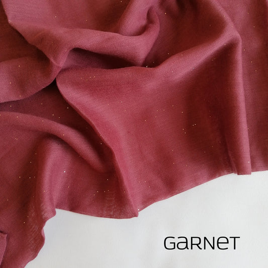 Glitter Lawn - Garnet