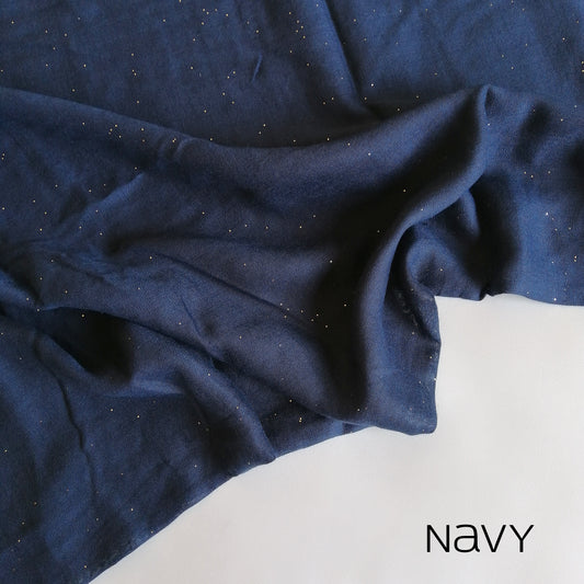 Glitter Lawn - Navy