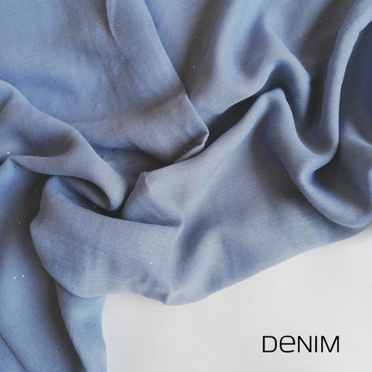 Glitter Lawn - Denim
