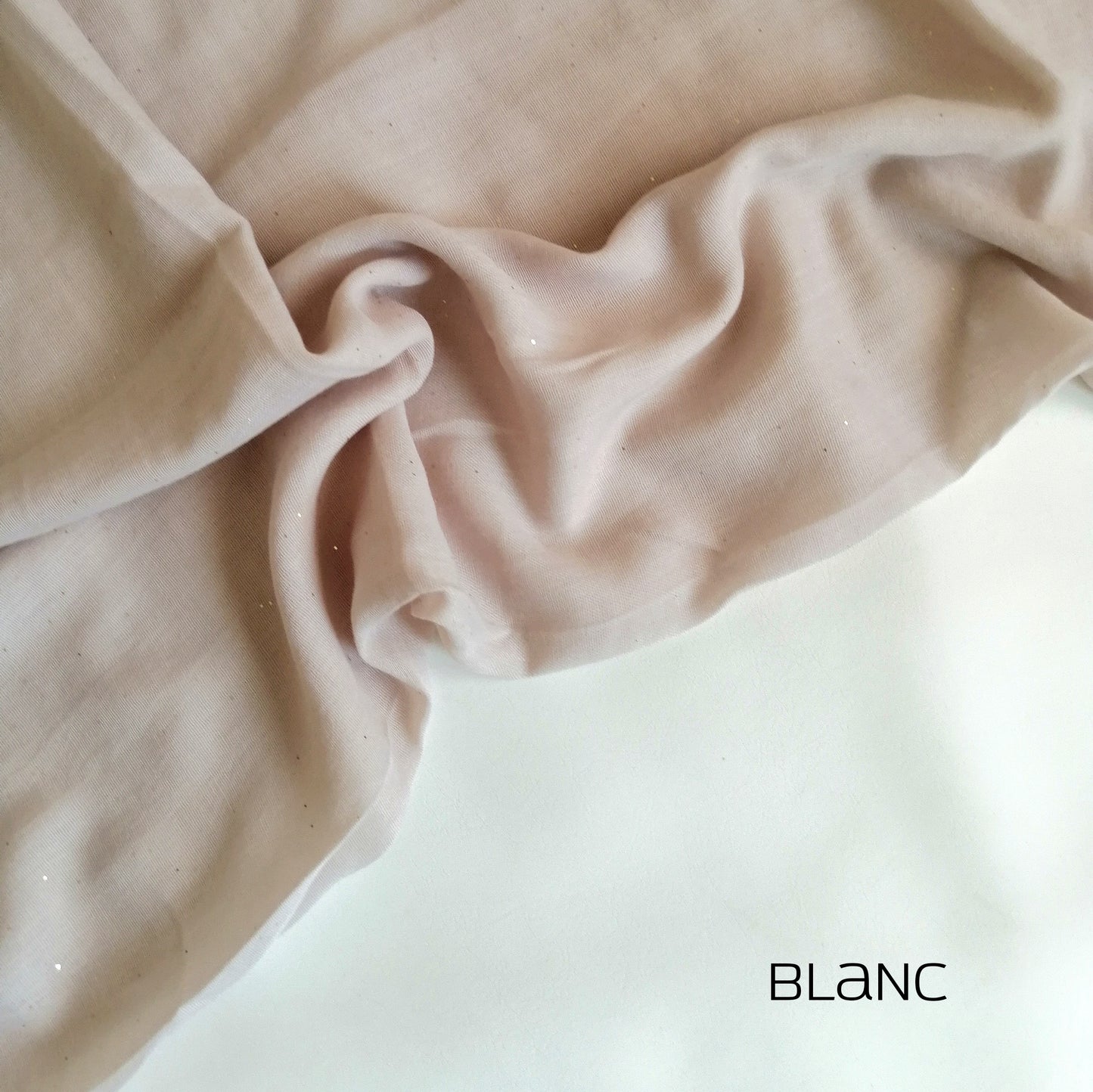 Glitter Lawn - Blanc