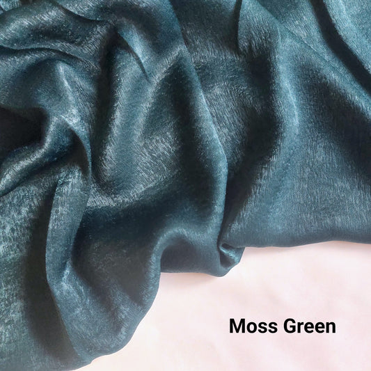 Velvet Silk - Moss Green