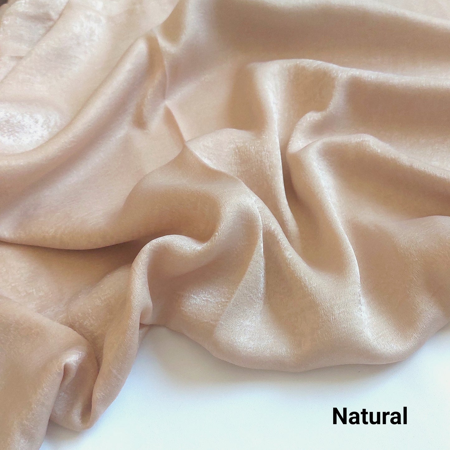 Velvet Hijab Silk - Natural