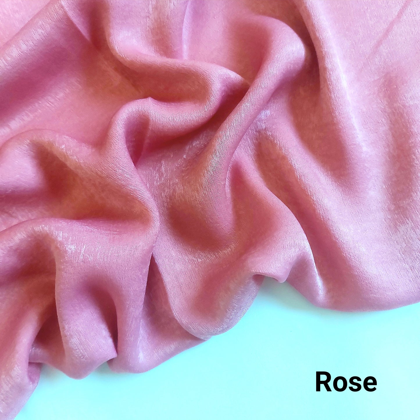Velvet Hijab Silk - Rose
