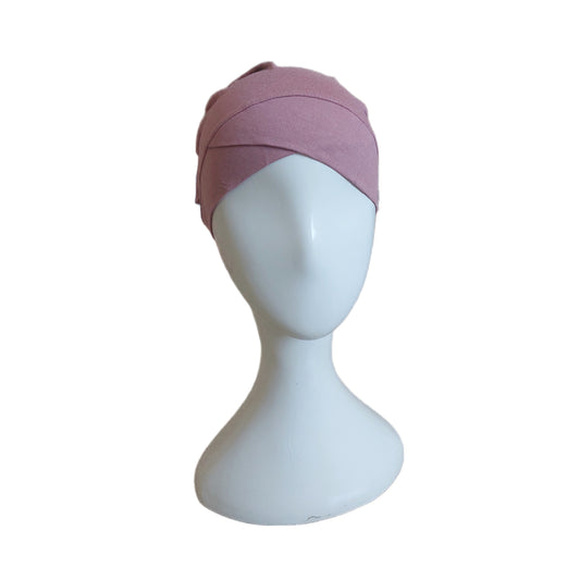 Turkish Criss Cross Tube Band - Rose