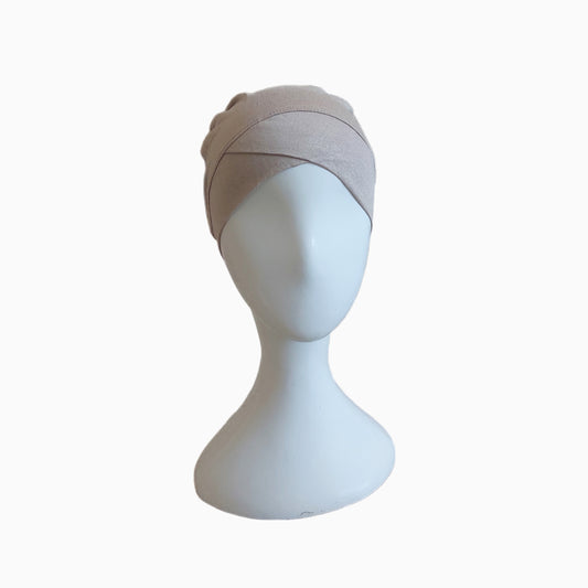 Turkish Criss Cross Tube Band - Coffee