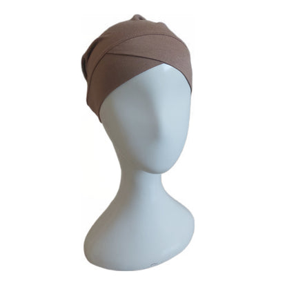 Turkish Criss Cross Tube Band - Tan